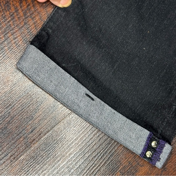 NYDJ Not Your Daughter’s Jeans Crop Pants Stretch Denim Black Capri size 0 NWT - Picture 4 of 10